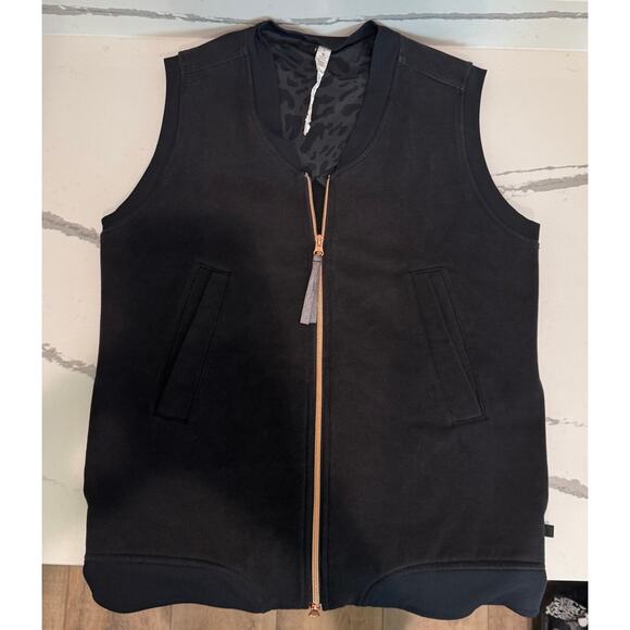 Lululemon Women's Departure Vest 6 Black Full Zip Sleeveless Casual Jacket - Picture 2 of 8